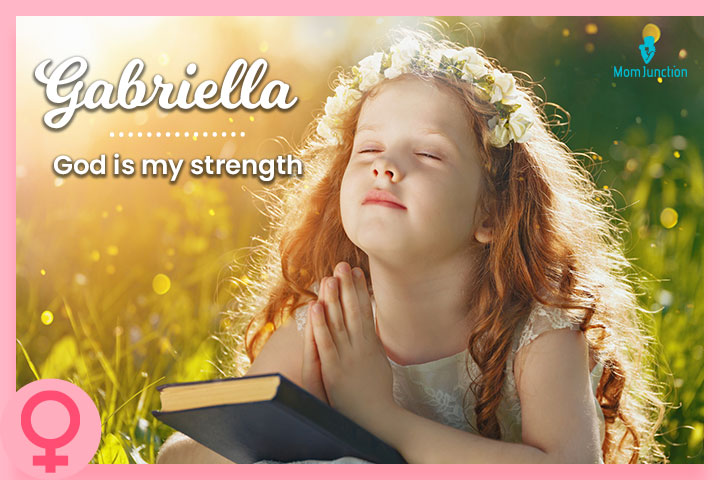 Gabriella, a powerful baby girl names