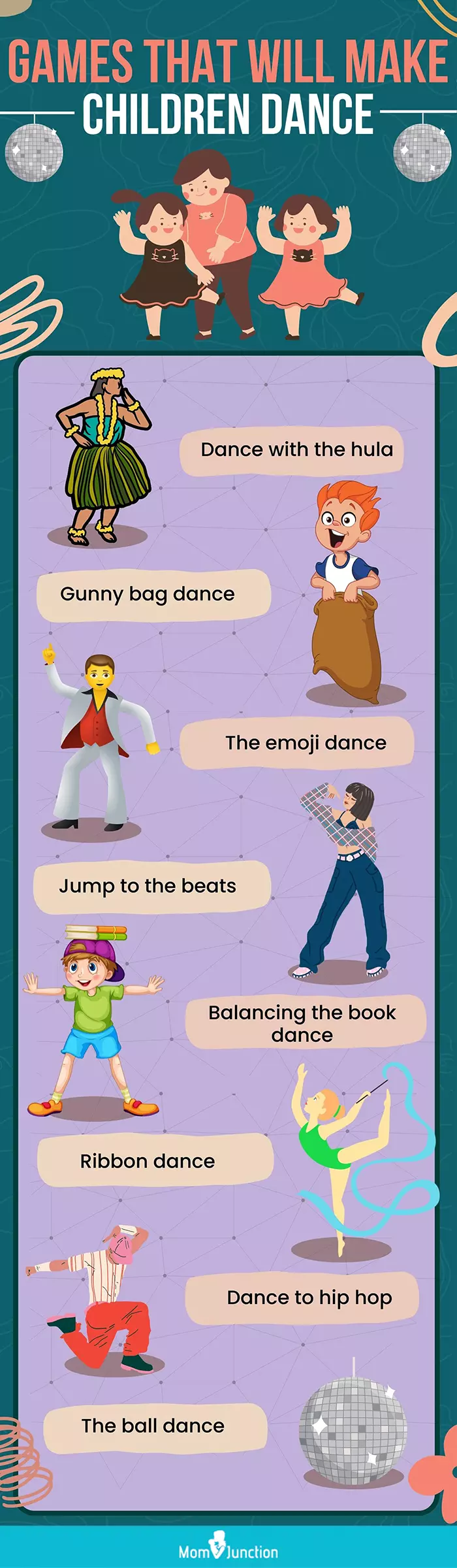 games that will make children dance (infographic)
