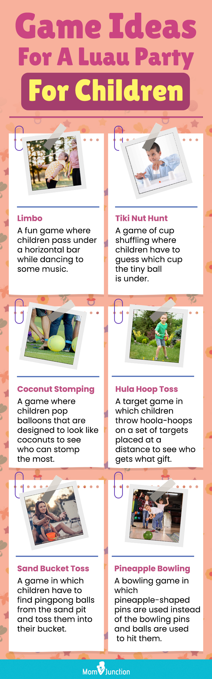 game ideas for a luau (Infographic)
