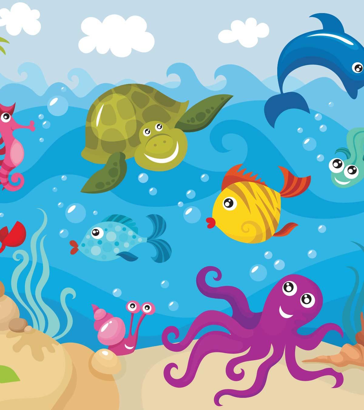 Interesting Sea Animals For Kids - Image to u