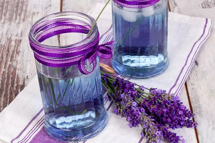 Lavender lemonade mocktail recipe for baby shower