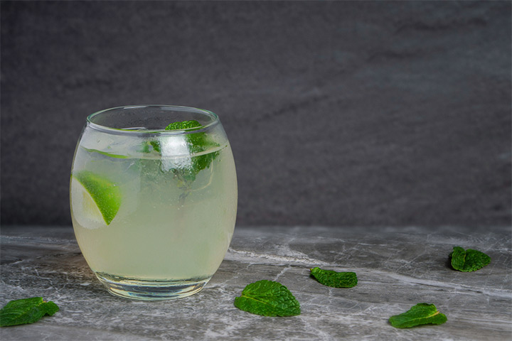 Fresh mint cordial, non-alcoholic cocktail recipes for kids