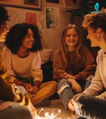 Teenagers Enjoying New Years Eve Party