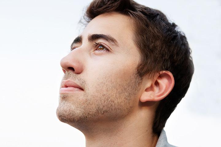 Sparse and stubble moustache and beard style for teenagers