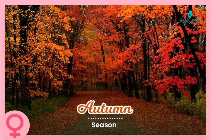 Autumn is a lovely baby girl name