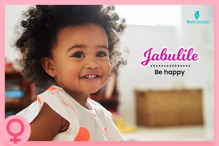 Jabulile is an exotic Zulu baby name