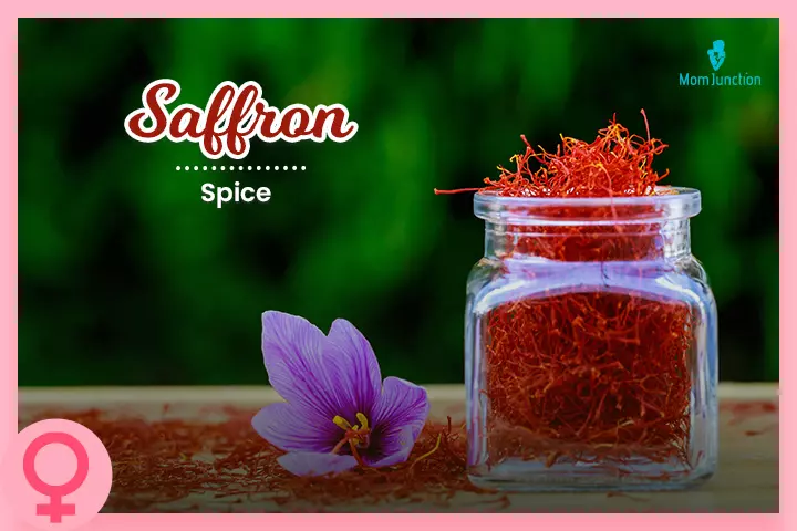 Saffron is a popular name