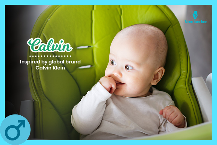 Calvin, baby boy names inspired by fashion designers