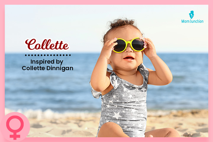 Name your baby girl after after designer Collette Dinnigan