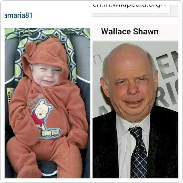 We guess the one on the left hand side is a hooded Wallace Shawn.
