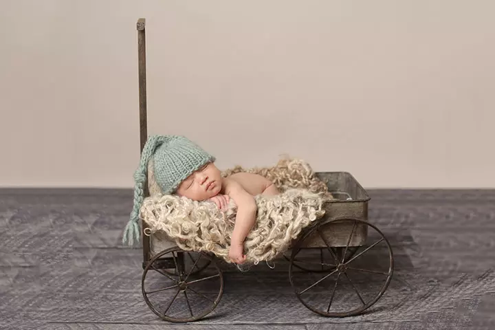 Looks like this delivery boy fell asleep in his cart D