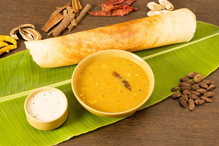 Low Calorie South Indian Food Chart