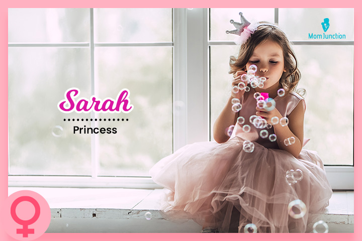 Sarah means a princess