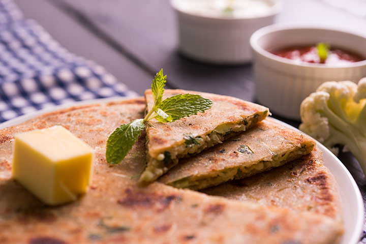 Stuffed paratha, Indian breakfast recipes for kids