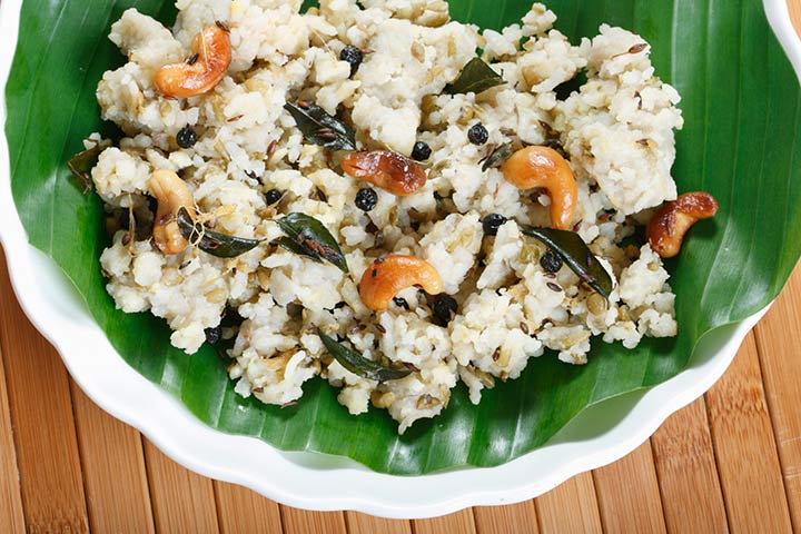 Veg pongal, Indian breakfast recipes for kids