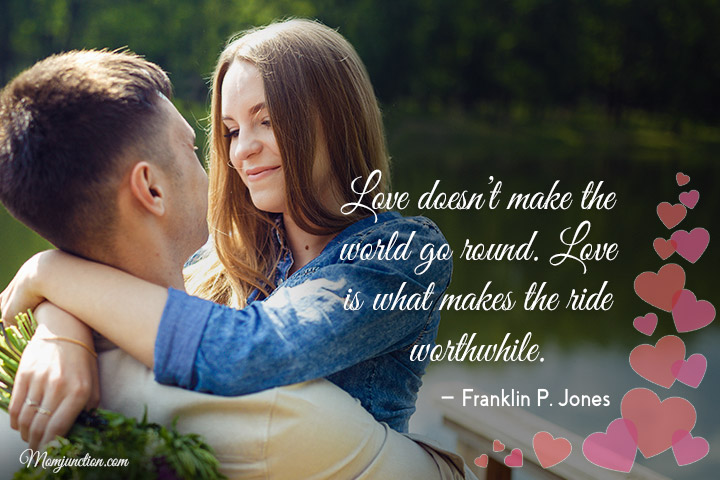 Love doesn't make the world go round, marriage quotes