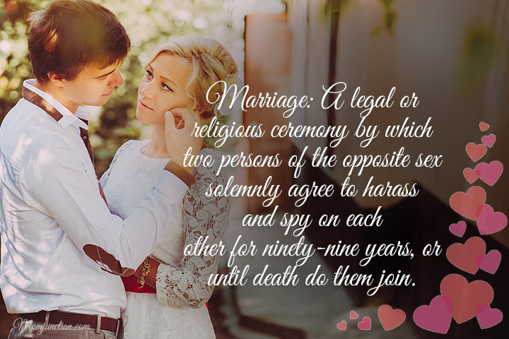 Marriage A legal or religious ceremony