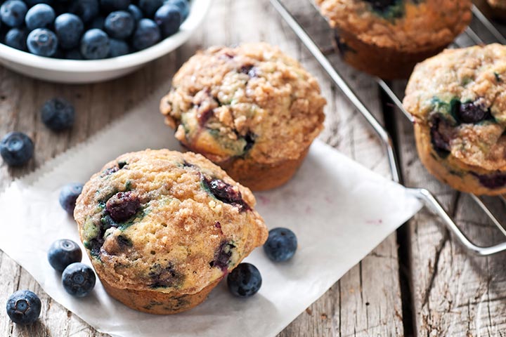Blueberry muffin for babies
