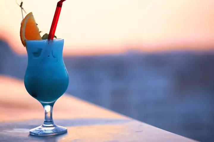 Blue pina colada, nonalcoholic punch recipes for baby shower