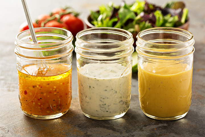 Chia seeds oil can be used to make salad dressings