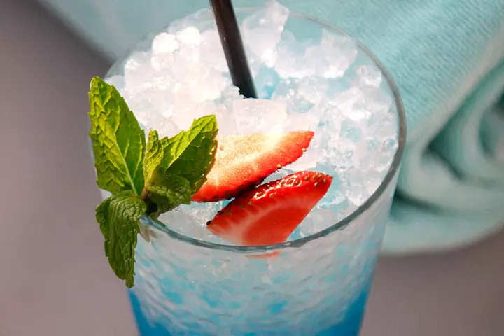 Blue slush, nonalcoholic punch recipes for baby shower