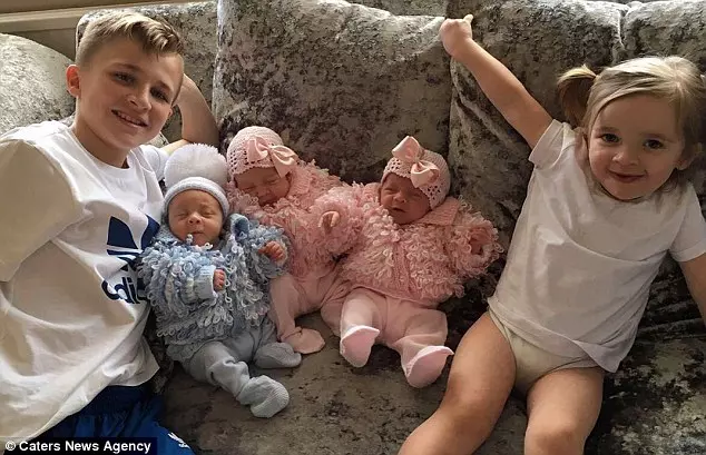 Smith gave birth to two girls and a boy Smith gave birth to two girls and a boy