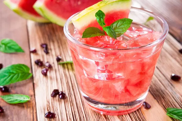 Watermelon soda nonalcoholic punch recipe for baby shower