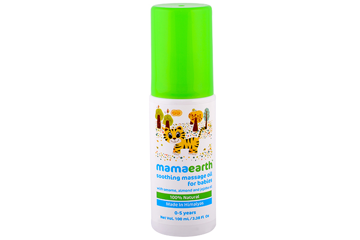 Natural baby massage oil