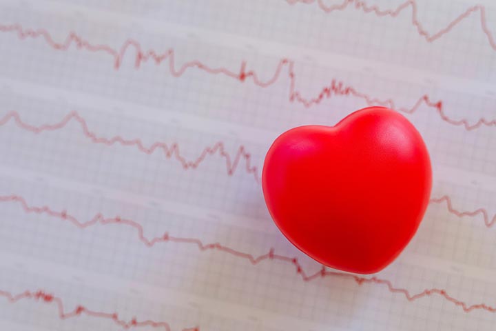 Abnormal heart rate on ECG