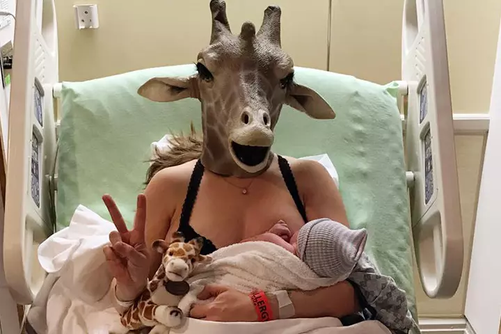 She became a mother to a beautiful son recently She became a mother to a beautiful son recently