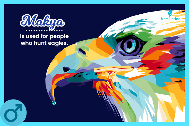 Makya refers to people who hunt eagles