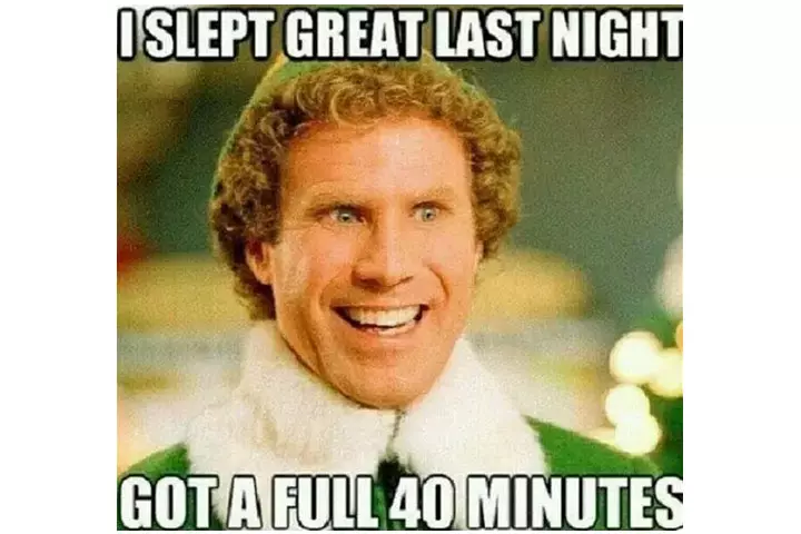 Sleeping peacefully would be the last thing