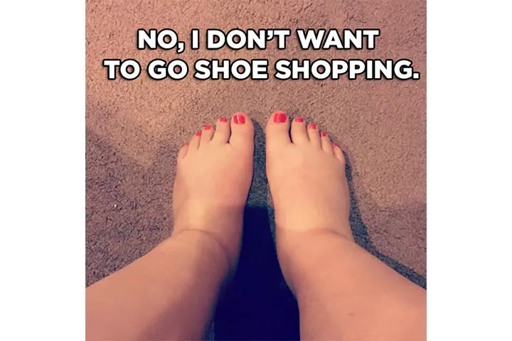 Who wants to shop for shoes with perpetually swollen feet