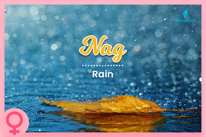 Nag is a beautiful nature name, meaning rain
