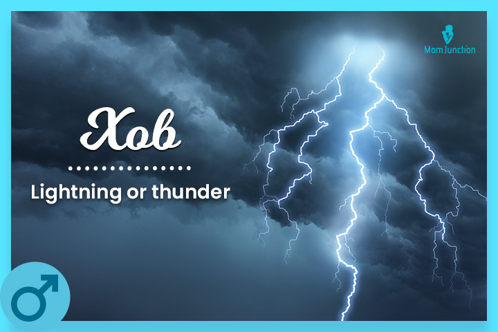 The name Xob is usually given to children born during thunder or rainfall