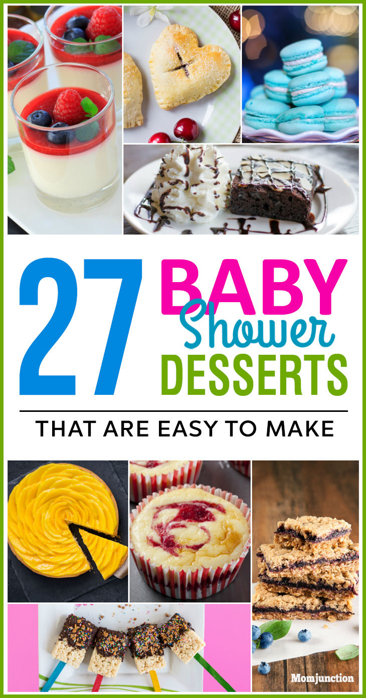 27 Yummy Baby Shower Desserts That Are Easy To Make - MomJunction