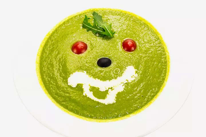 Cottage cheese and pea mash