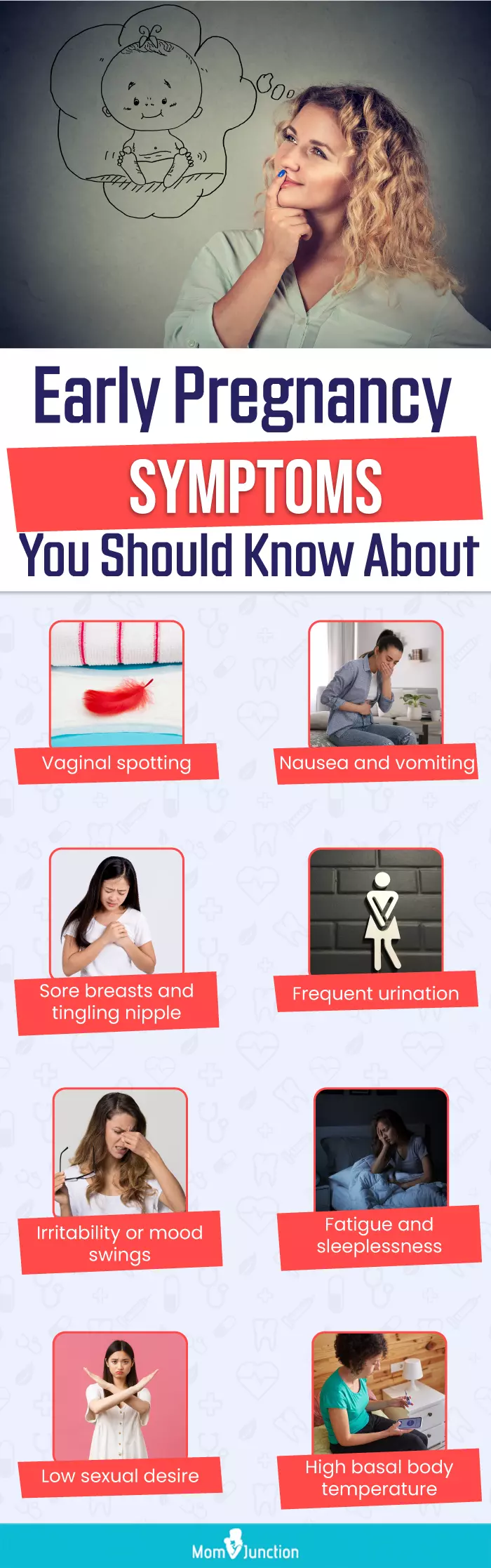 early pregnancy symptoms you should know about (infographic)