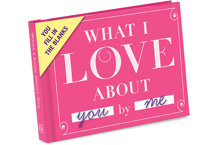 Knock Knock What I Love About You Fill in the Love Book Fill-in-the-Blank Gift Journal