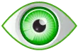 dark green color eye