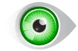 green color eye
