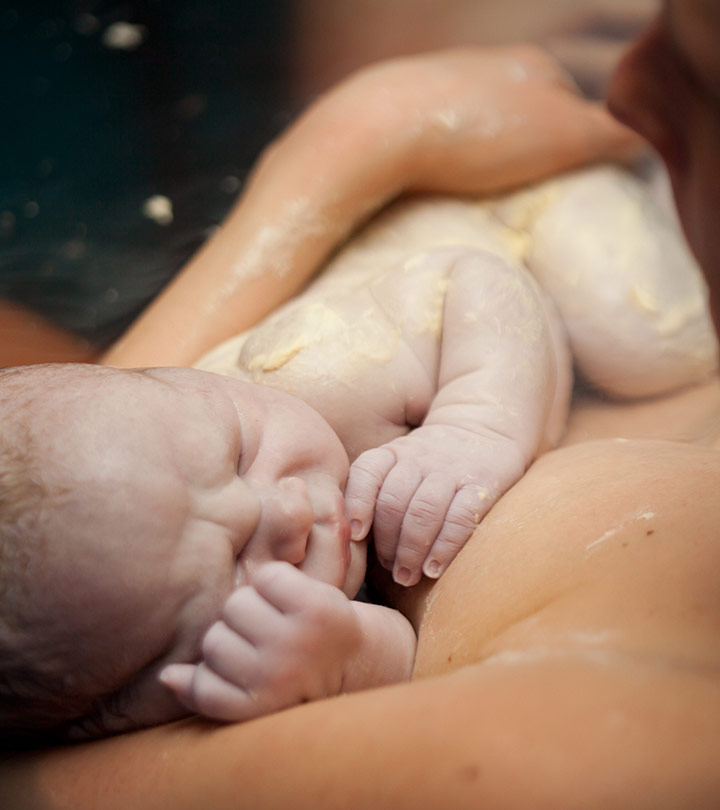 出生在胎膜:惊人的视频的婴儿nwrapped’ After Birth