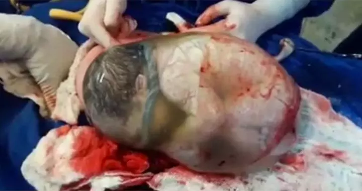 Video Of A Newborn Still INSIDE The Amniotic Sac. Watch How Doctors Cut it! Video Of A Newborn Still INSIDE The Amniotic Sac. Watch How Doctors Cut it!1