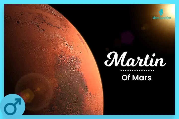 Martin, a person belonging to Mars