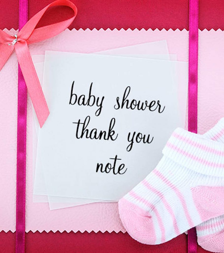 Baby Shower Thank You Notes Wording Ideas Pertaining To Thank You Note Template Baby Shower