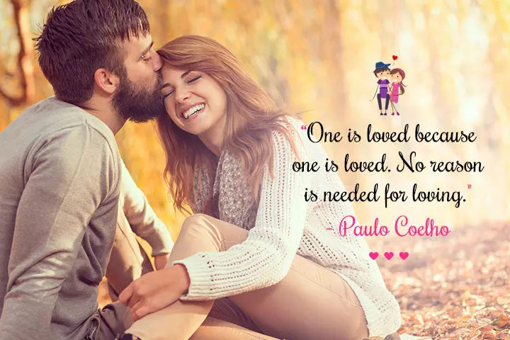 One is loved because one is loved, love messages for wife