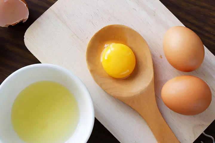 A Homemade Pack With Cucumber Juice And Egg Yolk A Homemade Pack With Cucumber Juice And Egg Yolk