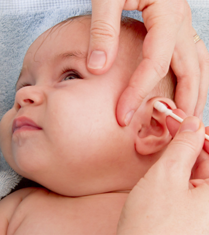 如何清理耳垢从宝宝的耳朵?
