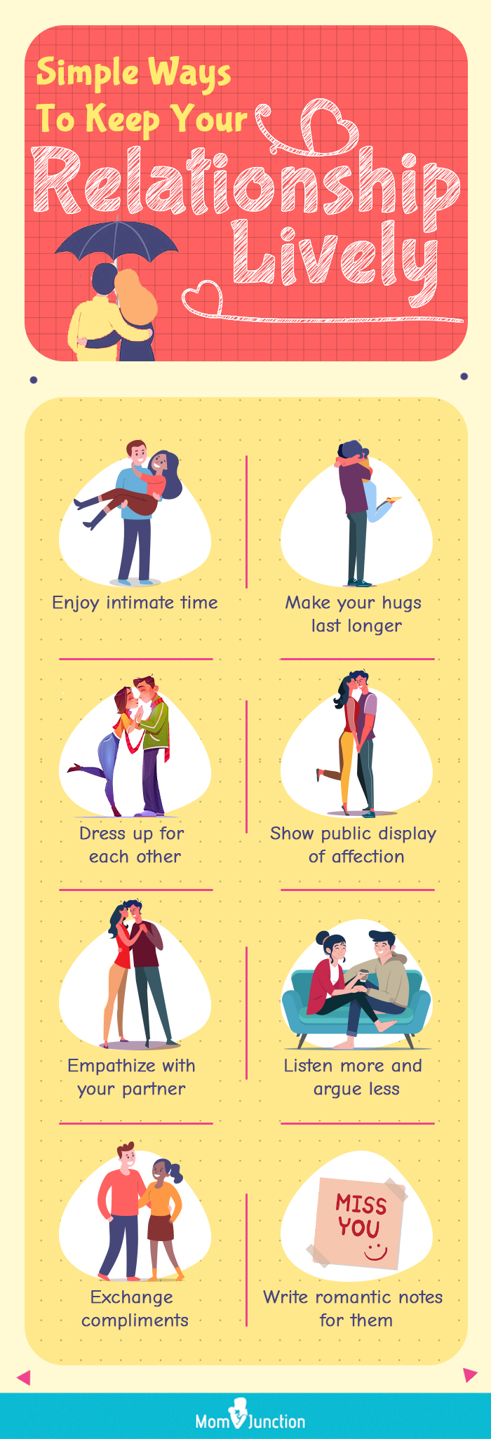 simple ways to keep your relationship lively (infographic)