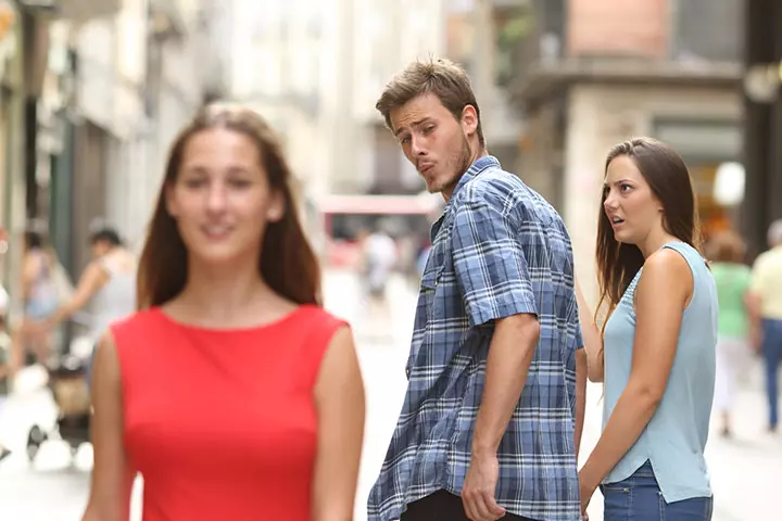 I Was Just Looking At Her Dress